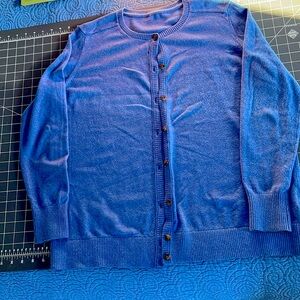 Llbean corn cardigan